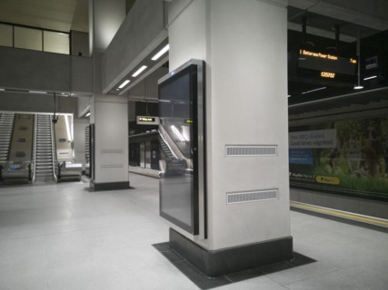 Nine Elms station, London, UK, Oct 2021. Creator: Ethel Davies.