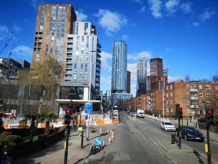 Nine Elms, London,UK, Oct 2021. Creator: Ethel Davies.