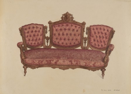Sofa, c. 1936.