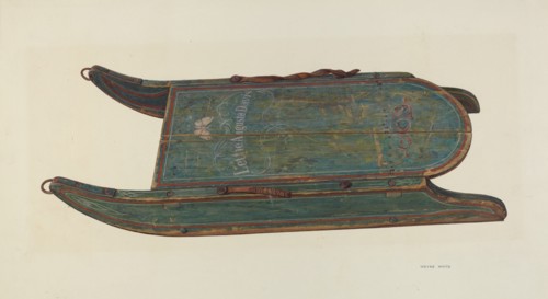 Sled, c. 1940.