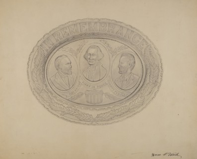 Platter, c. 1938.