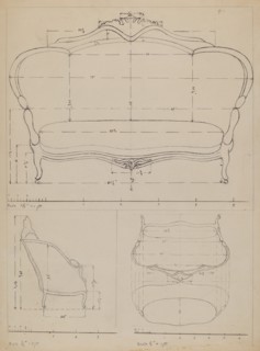 Sofa, c. 1936.