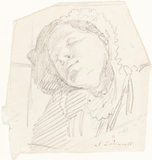 A Woman Resting. Creator: John Linnell the Elder.