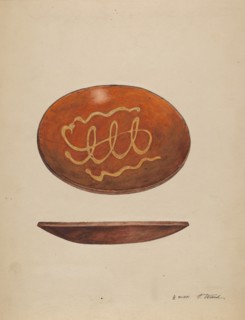 Pie Plate, c. 1937.