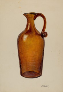 Glass Jug, c. 1940.