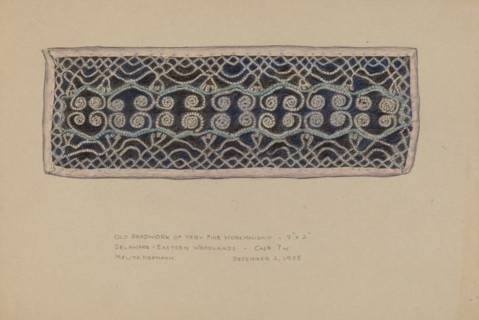 Beadwork, 1935.