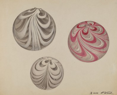 Witch Ball, c. 1937.
