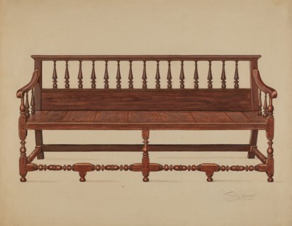 Settee, 1935/1942.