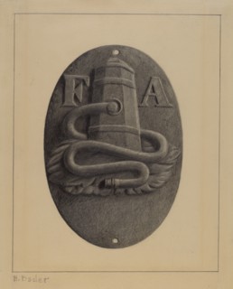 Firemark, c. 1937.