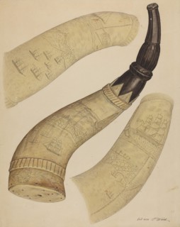 Powder Horn, c. 1937.