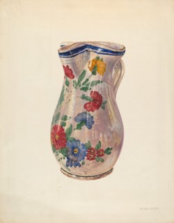Pitcher, c. 1938.