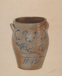 Butter Crock, 1936.