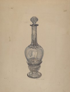 Decanter, c. 1940.