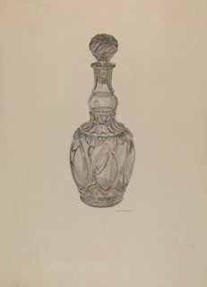 Decanter, c. 1940.