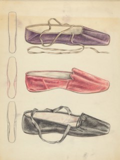 Slippers, c. 1940.