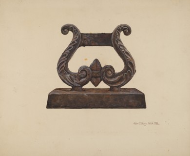 Foot Scraper, c. 1942.