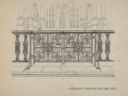 Altar Railing, c. 1936.