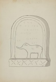 Tombstone, c. 1936.