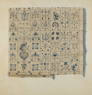 Coverlet, 1935/1942.