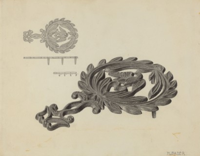 Iron Holder, c. 1937.