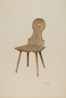 Gothic Chair, c. 1940.