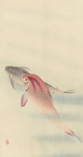 Two carp. Private Collection.