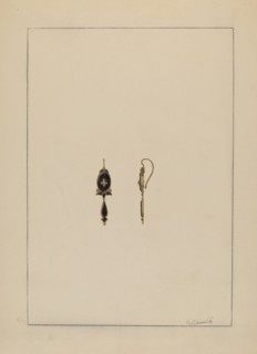 Earrings, 1935/1942.