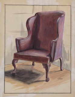 Wing Chair, c. 1936.