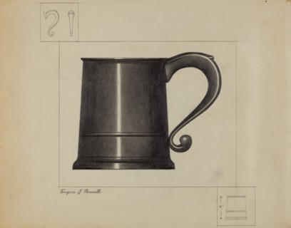 Pewter Mug, c. 1936.