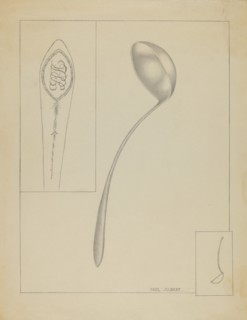 Silver Ladle, c. 1936.