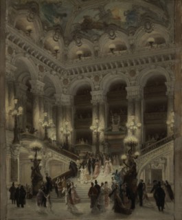 Opera staircase, 1877.