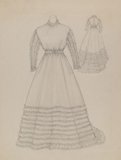 Wedding Dress, c. 1936.