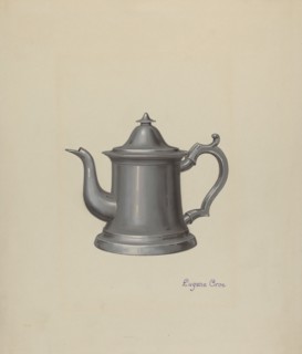 Pewter Teapot, c. 1937.