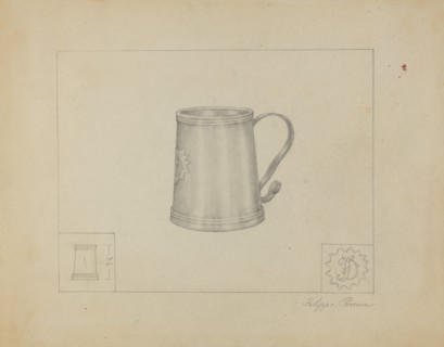 Silver Mug, c. 1937.