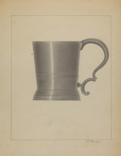 Pewter Mug, c. 1936.