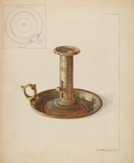 Candlestick, c. 1937.