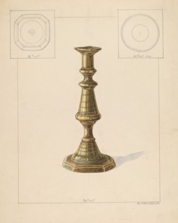 Candlestick, c. 1937.
