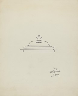 Tankard Lid, c. 1936.