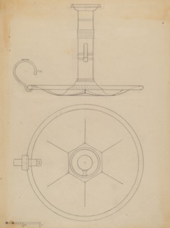 Candlestick, c. 1937.