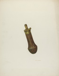 Powder Flask, c. 1941.