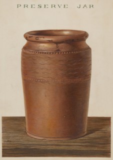 Stoneware Jar, c. 1939.
