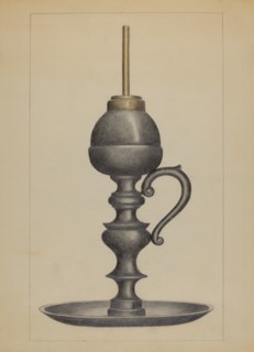 Camphene Lamp, c. 1936.
