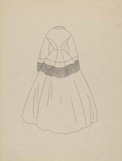 Dress Pattern, c. 1938.