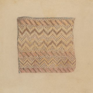 Section of Mat, c. 1935.