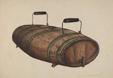 Field Water Keg, c. 1940.