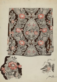 Textile Drapery, c. 1937.
