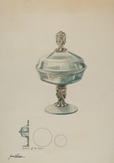 Covered Compote, c. 1936.
