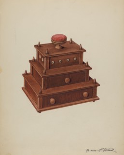 Sewing Cabinet, 1935/1942.