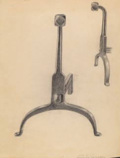 Andirons, 1935/1942.