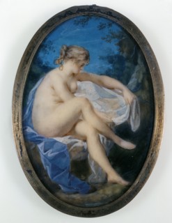 Nymph washing, c1785.